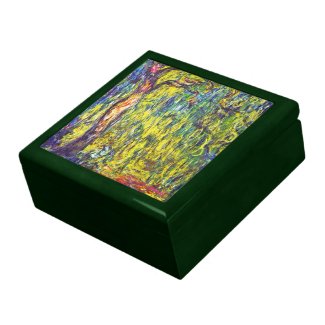 Weeping Willow Claude Monet Jewelry Boxes