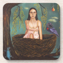 Weeping Willow cork coasters