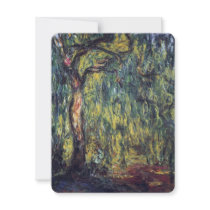 Weeping Willow II by Claude Monet Announcements