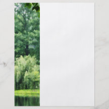 Weeping Willow in the Mist Full Color Flyer