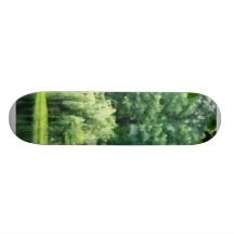 Weeping Willow in the Mist Skate Board