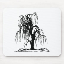 Weeping Willow Tree Mousepads