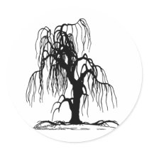 Weeping Willow Tree Sticker