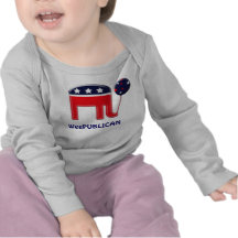 Weepublican cute elephant mascot CUSTOMIZE Tshirt