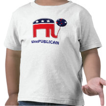 Weepublican cute elephant mascot CUSTOMIZE Tshirts