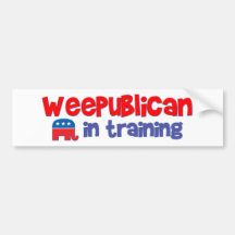 WeePublican in Training Bumper Sticker