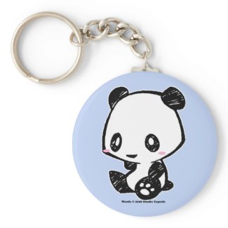 Weetle Panda keychain