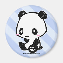 Weetle Panda Refrigerator Magnet
