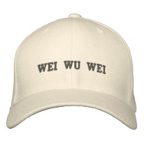 Wei Wu Wei Embroidered Hats