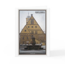 Weiden id Opf - Snowfall at the Rathaus Card