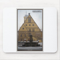 Weiden id Opf - Snowfall at the Rathaus Mousepad