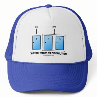Weigh Your Probabilities (Three Doors) hat