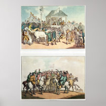 Weighing and Rubbing Down' and 'The Betting Print