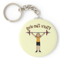 Weight Lifter (Blonde) Key Chains