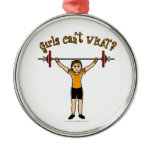 Weight Lifter (Light) Christmas Ornaments