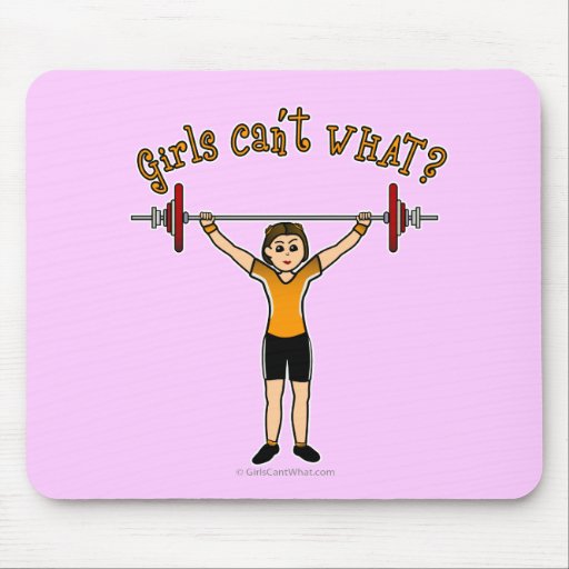 Weight Lifter (Light) Mouse Pad
