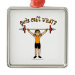 Weight Lifter (Light) Ornaments