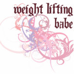 Weight Lifting Babe photo sculptures