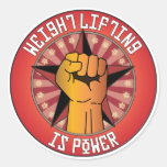 Weight Lifting Is Power Sticker
