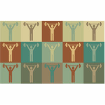 Weight Lifting Pop Art photo sculptures by 1000suns Weight Lifting Pop Art photo sculptures