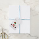 Weight Lifting Snowman Pack Of Gift Tags