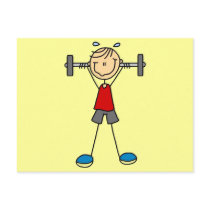 Weight Lifting Tshirts and Gifts postcards by stick_figures Weight Lifting Tshirts and Gifts postcards