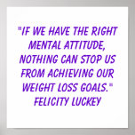 Weight Loss Attitude 9 posters