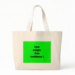 Weight loss tote bag