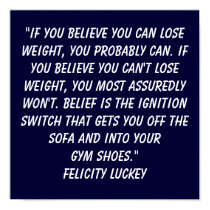 Weight Loss Beliefs 1 posters