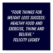 Weight Loss Beliefs 4 posters by Power2BThin Weight Loss Beliefs 4 posters