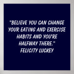 Weight Loss Beliefs 5 Poster