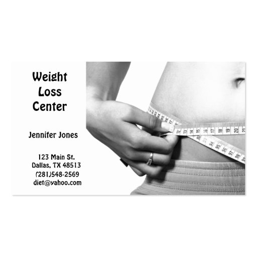 Weight Loss Business Card