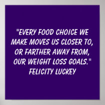Weight Loss Choices 4 Poster
