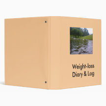Weight-loss Diary & Log Vinyl Binder