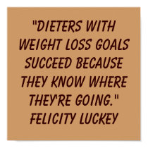 Weight Loss Goals 6 posters by Power2BThin Weight Loss Goals 6 posters