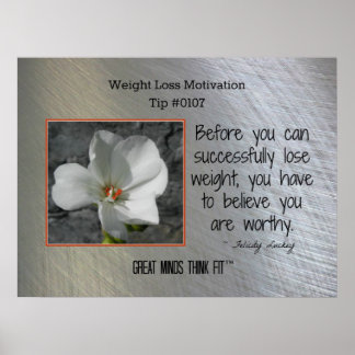 Weight Loss Motivation Poster Tip #0107