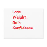 weight loss postcard