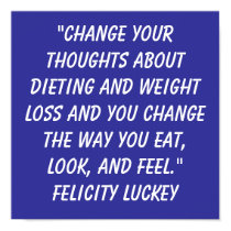 Weight Loss Quotes posters by Power2BThin Weight Loss Quotes posters