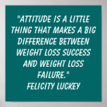 Weight Loss Quotes posters