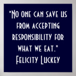 Weight Loss Responsibility 6 Poster