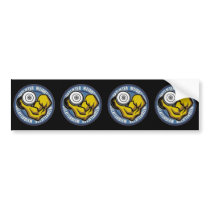 Weightlifter Barbell Curl Bumper Stickers