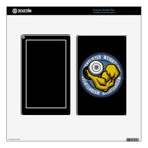 Weightlifter Barbell Curl Kindle Fire Skin