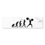 Weightlifter Bumper Stickers