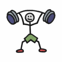 Weightlifter embroidered shirts by ZazzleEmbroidery Weightlifter embroidered shirts