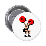 weightlifter lifting weights powerlifting bodybuil pins