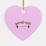 Weightlifting - Barbell Christmas Ornament