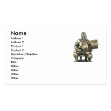Weightlifting Business Card Template