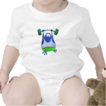 Weightlifting Frog Bodysuits