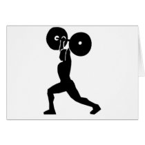 Weightlifting Gym cards by funny_tshirt Weightlifting Gym cards