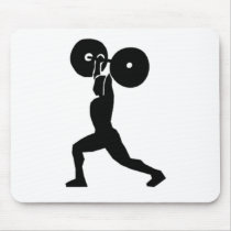 Weightlifting Gym mousepads by funny_tshirt Weightlifting Gym mousepads